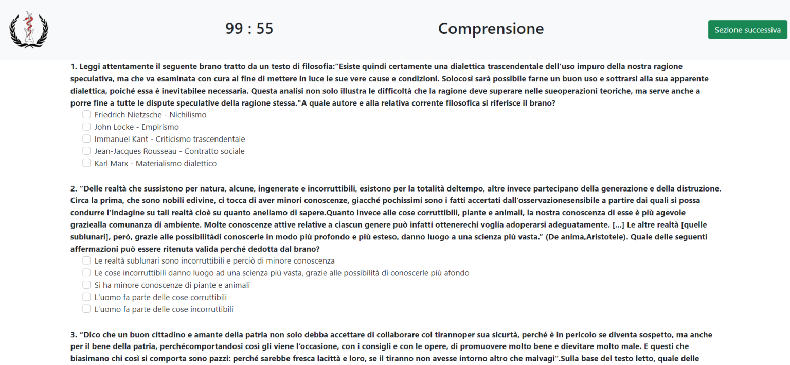 Software Gratuo Per Esami A Scelta Multipla Per Creare Esami Di - Foto 9